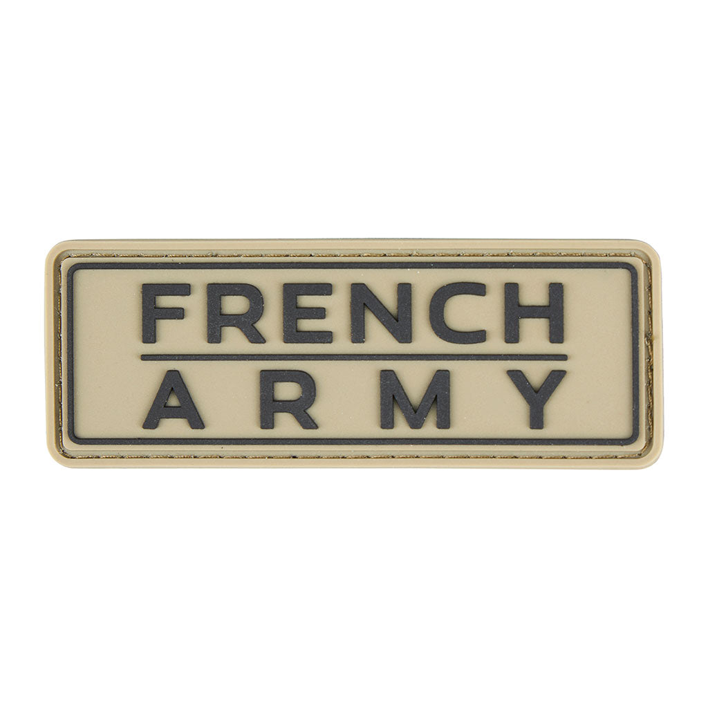 Écusson French Army Ares en PVC souple à dos auto-agrippant pour tenue et sac