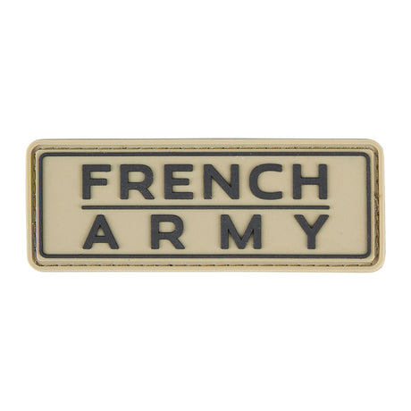 Écusson French Army Ares en PVC souple à dos auto-agrippant pour tenue et sac