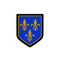 Écusson Légion de Gendarmerie Mobile en élastomère 8 x 6,5 cm auto-agrippant