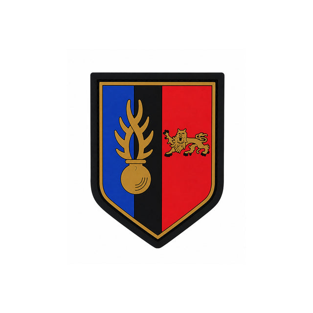 Écusson Légion de Gendarmerie Mobile en élastomère 8 x 6,5 cm auto-agrippant