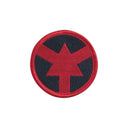 Écusson brodé ASP Arrow Certified Officer à coudre symbole triangulaire 5,7 cm