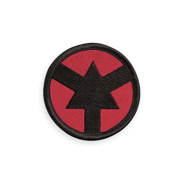 Écusson brodé ASP Strike Force Arrow à coudre symbole triangulaire 5,7 cm de diamètre