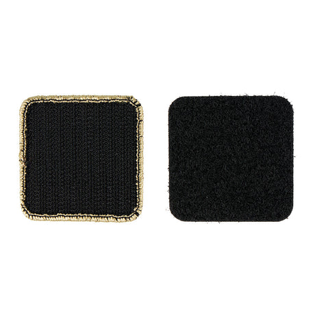 Écusson brodé Ares à croix médicale basse visibilité 5 x 5 cm à dos auto-agrippant