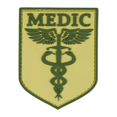Écusson de fonction Medic Ares en PVC en relief résistant aux ultraviolets