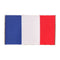 Écusson drapeau France miniature Ares à fixation auto-agrippante pour la BFA
