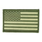 Écusson drapeau américain Ares tissé 5 x 8 cm basse visibilité à dos auto-agrippant