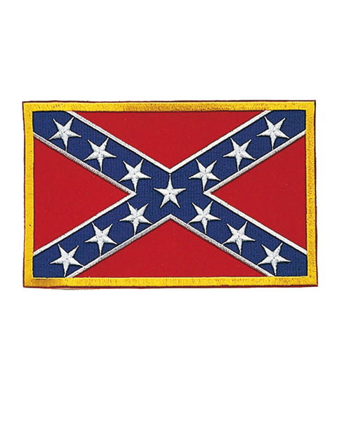 Ecusson drapeau confédéré Mil-Tec en polyester et coton pour tenue et paquetage