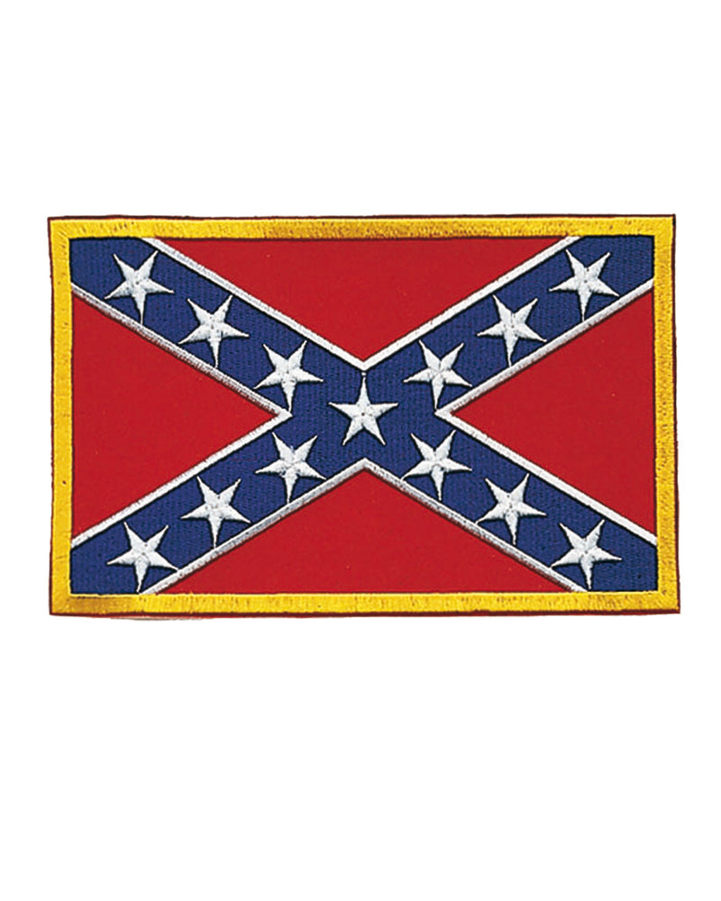 Ecusson drapeau confédéré Mil-Tec en polyester et coton pour tenue et paquetage