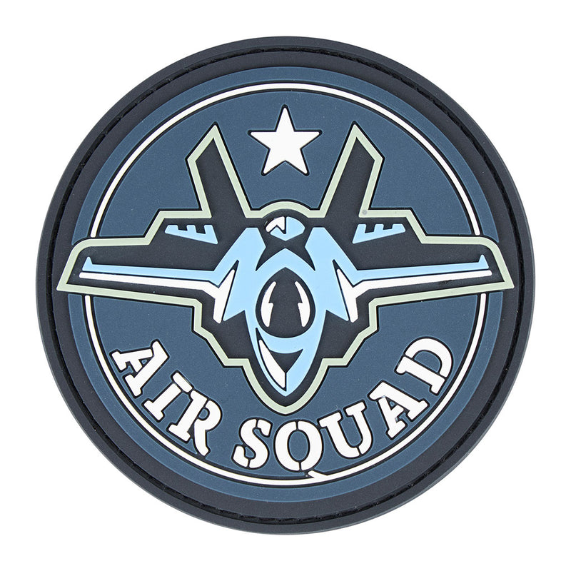 Écusson rond Ares Air Squad en PVC souple 8 cm à dos auto-agrippant