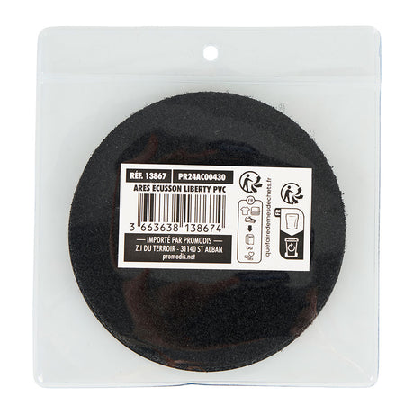 Écusson rond Ares Liberty or Death en PVC souple 8 cm à dos auto-agrippant