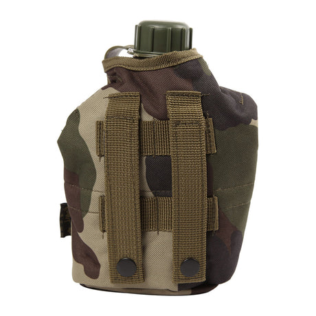Ensemble gourde US Ares 1 L avec housse MOLLE à pressions et pochette à cachets d'épuration