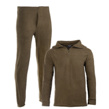 Ensemble sous-couche thermorégulatrice Mil-Tec Thermofleece avec fermeture éclair