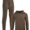 Ensemble sous-couche thermorégulatrice Mil-Tec Thermofleece avec fermeture éclair