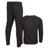 Ensemble thermique Mil-Tec en polaire polyester anti-peluchage haut col rond et bas long