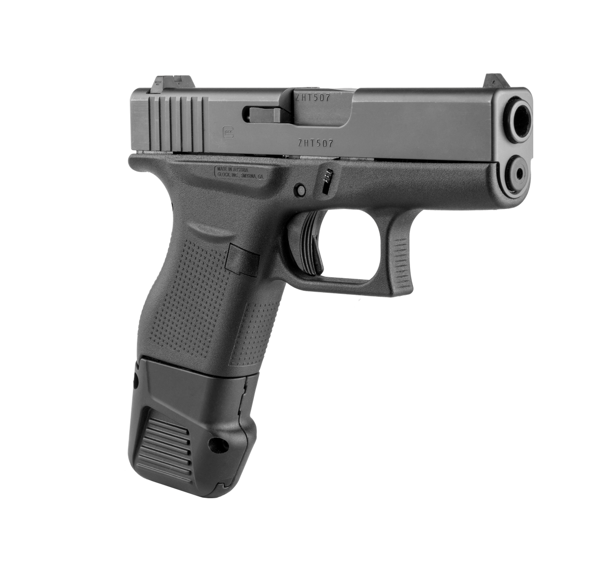 Extension de capacité FAB Defense 43-10 (+4 coups, 10 au total) pour chargeur Glock 43