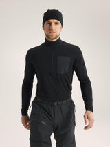 Maillot de corps Arc'teryx LEAF Cold WX Zip Neck AR première couche à quart de glissière