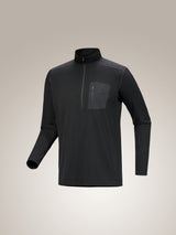 Maillot de corps Arc'teryx LEAF Cold WX Zip Neck AR première couche à quart de glissière