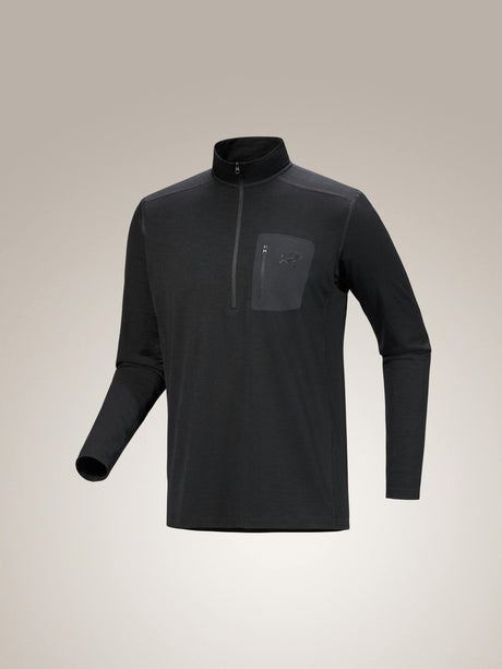 Maillot de corps Arc'teryx LEAF Cold WX Zip Neck AR première couche à quart de glissière