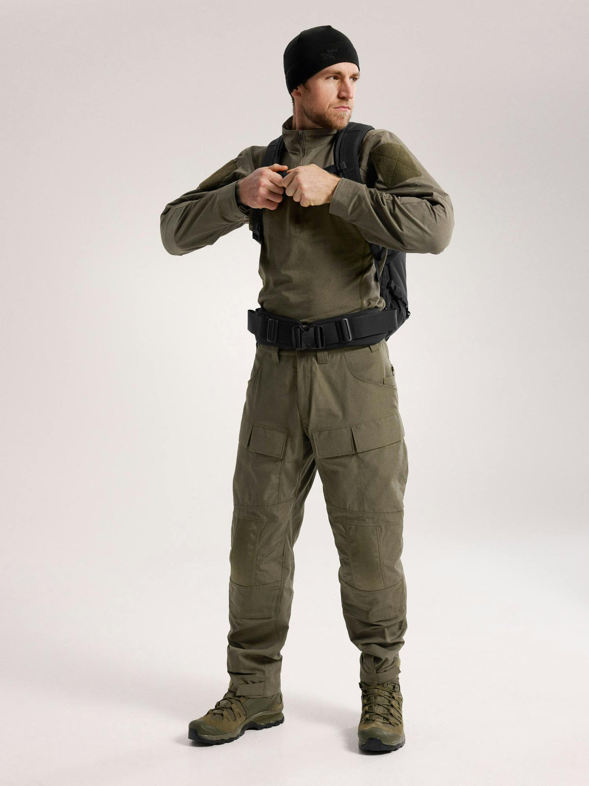 Chemise de combat Arc'teryx LEAF Assault Shirt AR Gen 2 à col profil bas à glissière