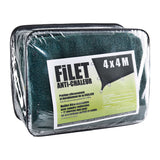 Filet anti-chaleur Ares 4 x 4 m à protection UV supérieure à 95% et 12 œillets métal
