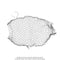 Filet de casque belge à grandes mailles, accessoire de dotation d'occasion, lot de 10