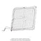 Filet de casque belge pour coque de combat, accessoire de stock ancien, lot de 10