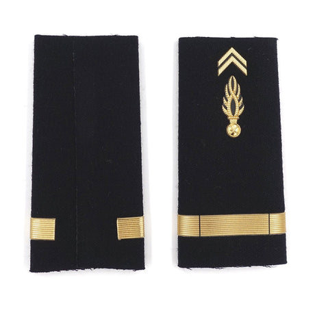 Fourreaux de grade Patrol Equipement gendarmerie mobile plastifiés 11 x 5 cm