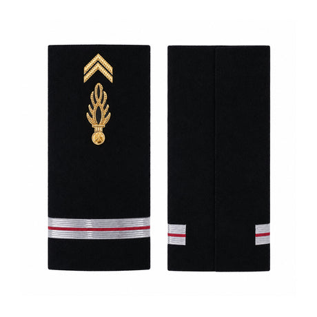 Fourreaux de grade Patrol Equipement gendarmerie mobile plastifiés 11 x 5 cm