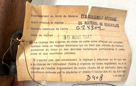 Fusil MAS 36 51 avec lance grenade cal. 7.5x54 | cat. C1-b - G24302