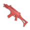 Fusil d'entraînement ASP Red Gun H&K G36C compact inerte pour visées et étuis
