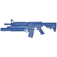 Fusil d'entraînement Blueguns AR15 Flat Top Closed Stock / Rail / M203