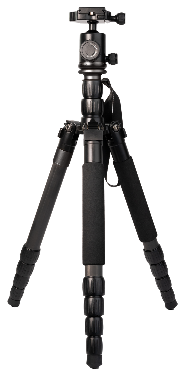 GPO Trépied carbone et tête sphérique 1,2 kg pour l'observation stabilisée en poste fixe