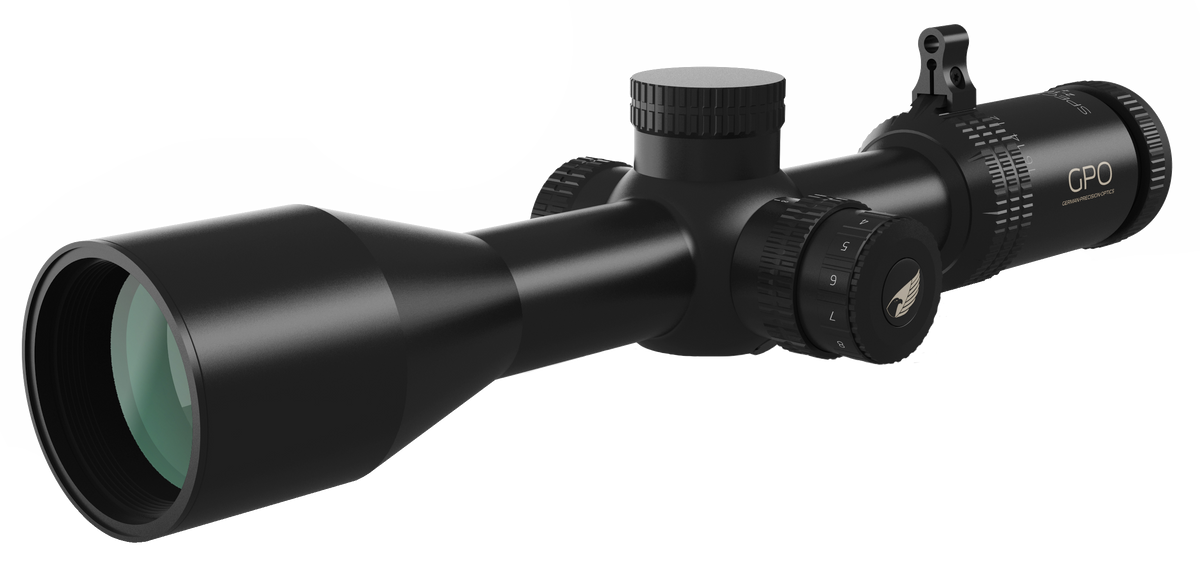 Lunette GPO Spectra 8X 2-16x44 grossissement 2-16 x 44 mm champ 19,4 m - 2,4 m à 100 mètres