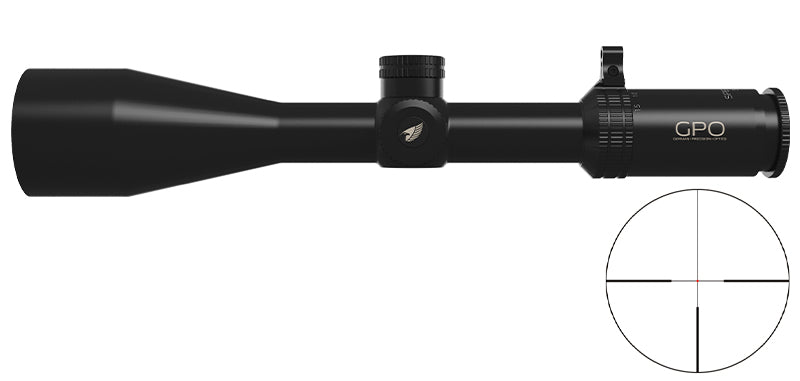 Lunette GPO Spectra 5X 3-15x56 grossissement 3-15 x 56 mm champ 11,1 m - 2,3 m à 100 mètres