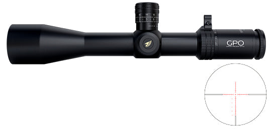 Lunette GPO Spectra 6x 4,5-27x50i grossissement 4,5-27 x 50 mm champ 4,7 m - 1,3 m à 100 mètres