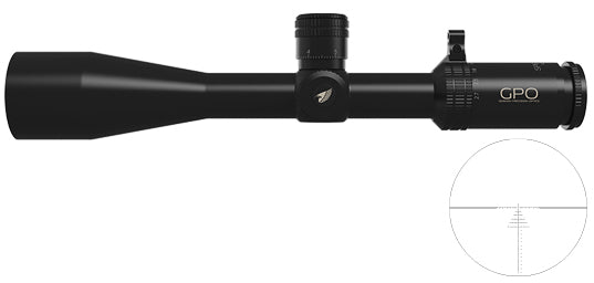 Lunette GPO Spectra 6x 4,5-27x50i grossissement 4,5-27 x 50 mm champ 7,1 m - 1,3 m à 100 mètres