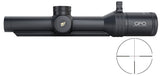 Lunette rail GPO Spectra 8X 1-8x24 grossissement 1-8 x 24 mm champ 40,4 m - 4,8 m à 100 mètres