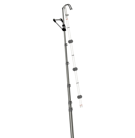 Galet magnétique Olympia Triumph pour perche carbone roues silencieuses 750 g