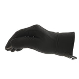 Gants Mechanix ColdWork Base Layer en softshell doublé micro-polaire, port en sous-gant
