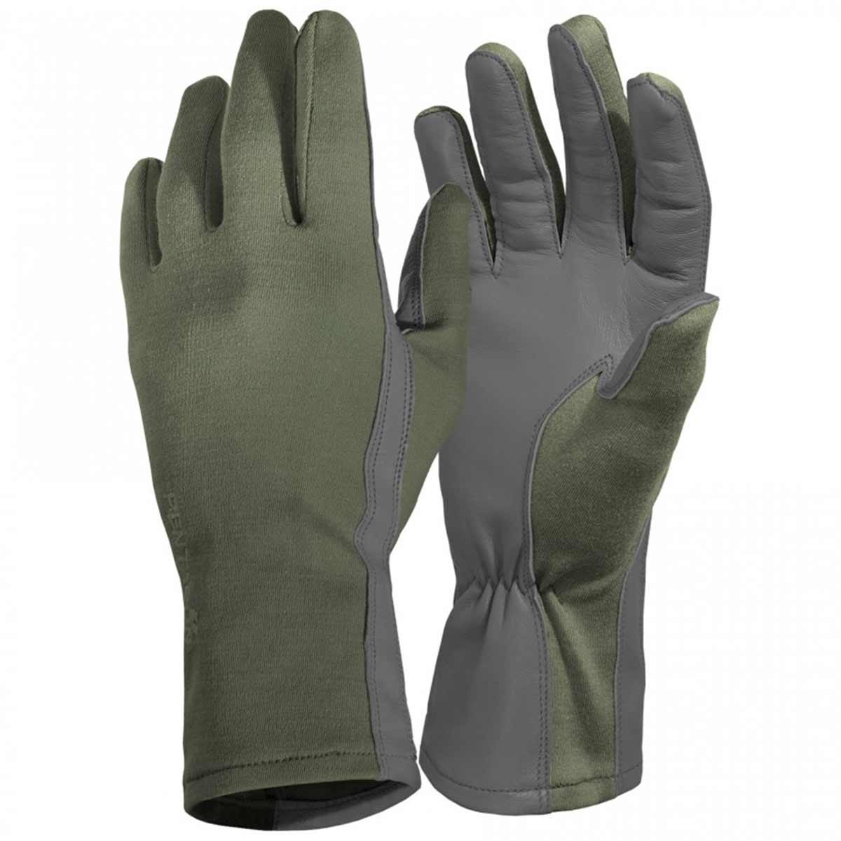 Gants tactiques PILOT LONG Pentagon - Vert olive - Welkit.com