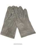 Gants à doigts en cuir non doublés de la Bundeswehr, surplus d'occasion, lot de 10