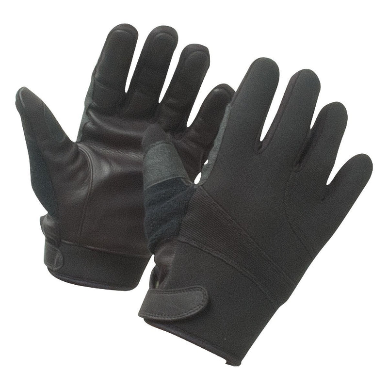 Gants anti-coupures doublure Kevlar paume en cuir de vache poignet réglable