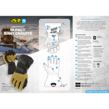 Gants chauffants Mechanix ColdWork M-Pact en cuir, PrimaLoft 133 g et D3O 4 mm