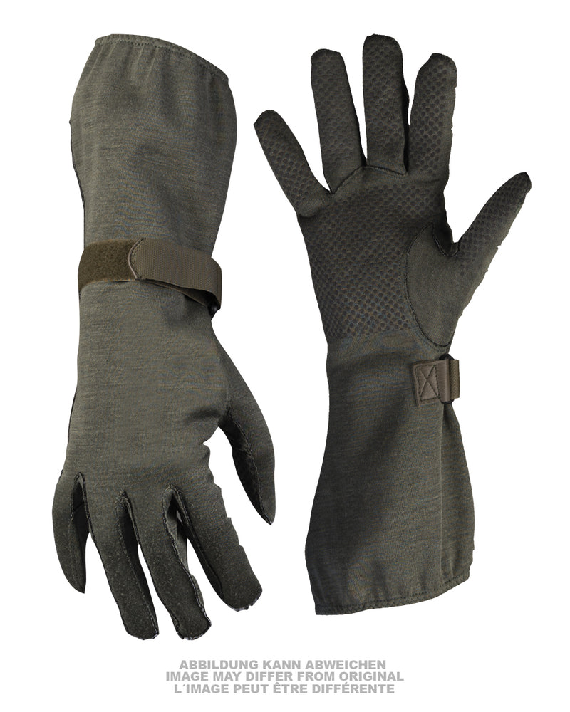 Gants de pilote de la Bundeswehr en Nomex à paume antidérapante, dépôt ancien, lot de 5