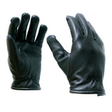 Gants en cuir de vache souple doublure polaire intégrale cinq tailles