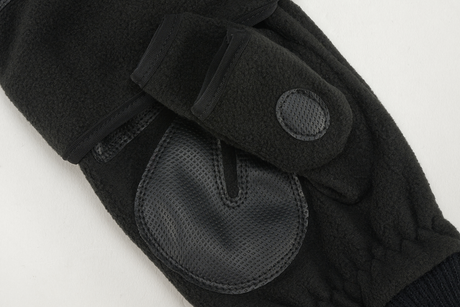 Gants polaires Brandit Trigger 2 en 1 moufle et mitaine paume et doigts renforcés