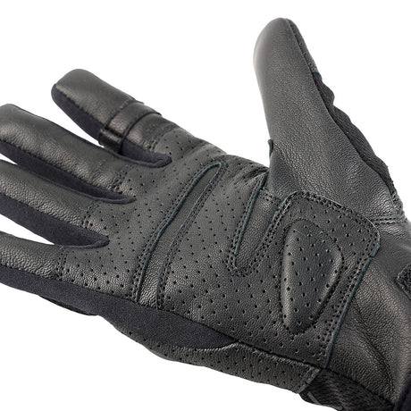 Gants tactiques Ares X-Pro-S dos en maille aérée paume cuir perforé 1 mm EN 388
