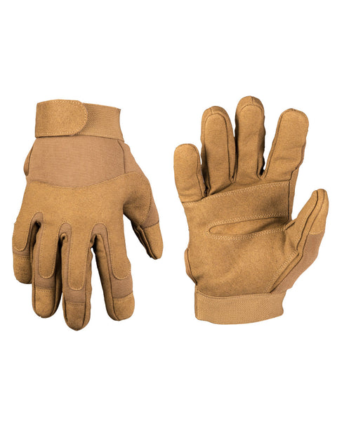 Gants tactiques Mil-Tec en nylon élasthanne avec renfort polyuréthane et dos rembourré
