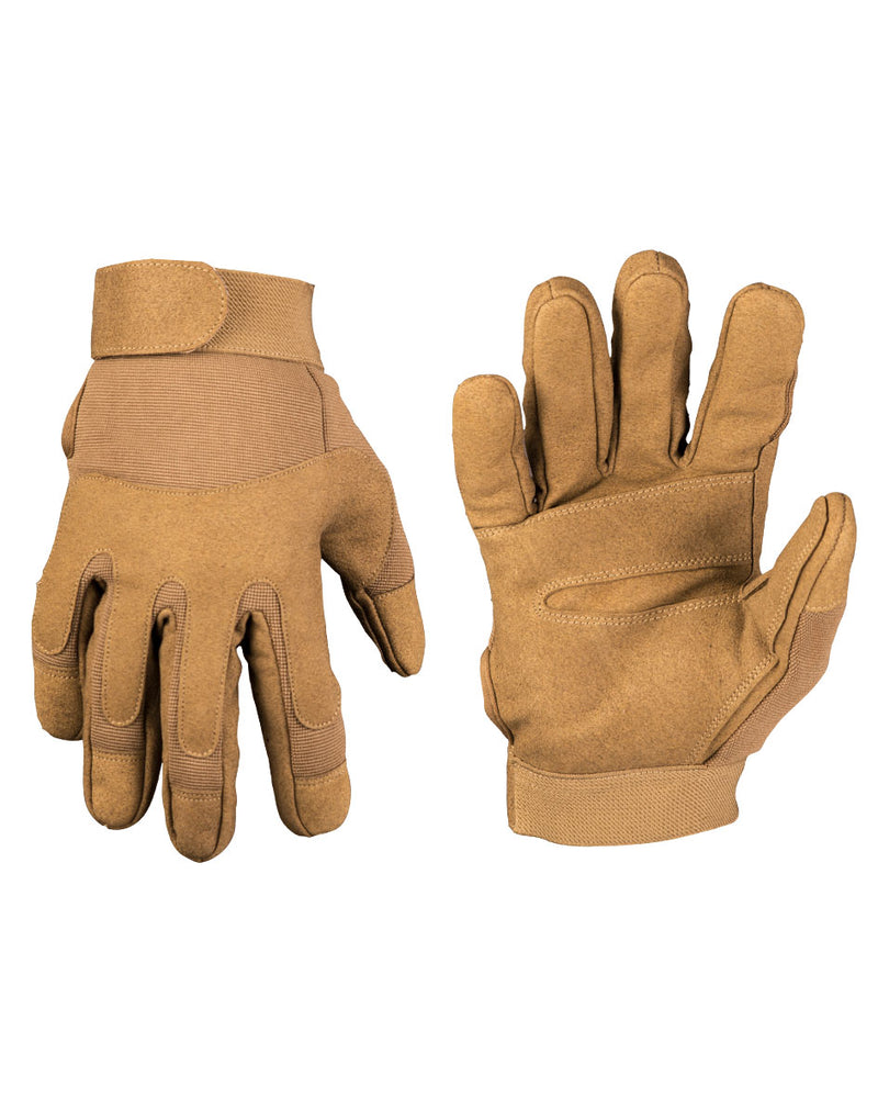 Gants tactiques Mil-Tec en nylon élasthanne avec renfort polyuréthane et dos rembourré