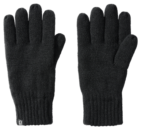 Gants tricot Brandit Knitted doublure 3M Thinsulate poignets élastiques doigts fermés
